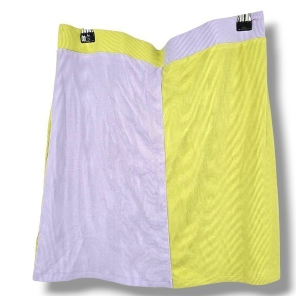 New L.A. Hearts Mini Skirt Color Block Ribbed Casual Trendy Skater Size Medium
